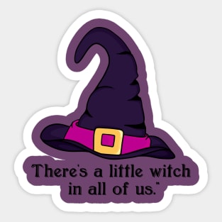 Inner Witch Halloween Sticker